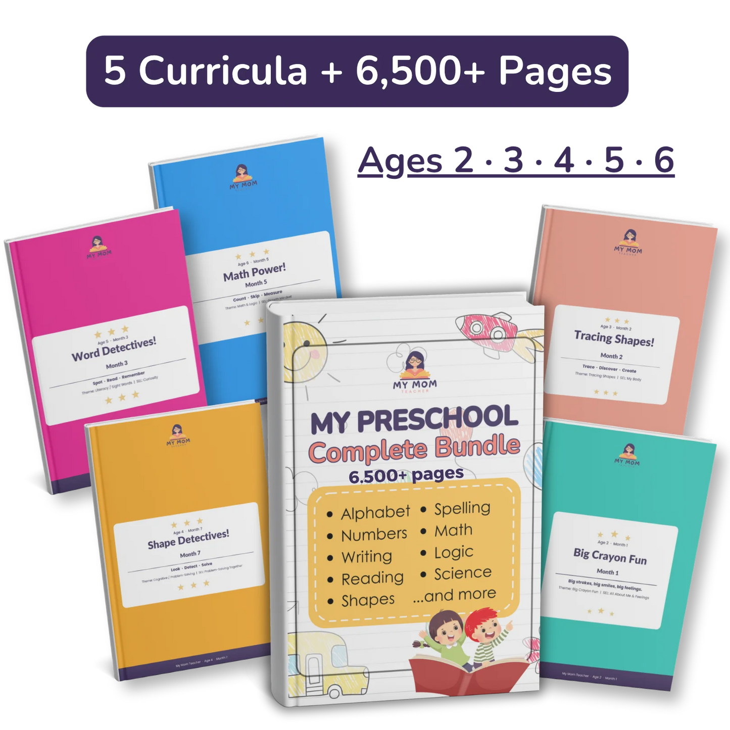 MY Complete Preschool Bundle + 5 Curricula