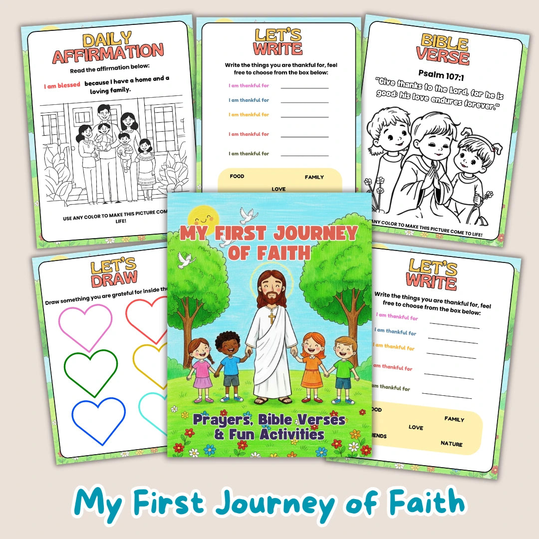 Faith and Bible Stories – Learn, Color, Grow