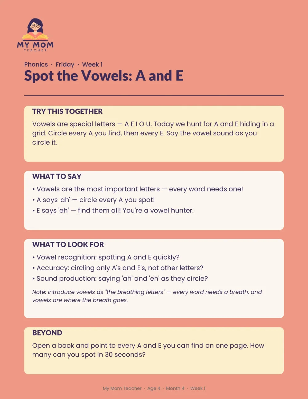 5 Age-Specific Curricula · Ages 2 to 6